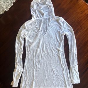 Prana yoga top with hood